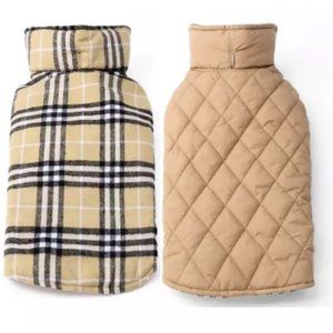 XSmall-Dog Waterproof/ Windproof Reversible Jacket